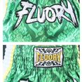 thumbnail image 4 of FLUORY Muay Thai Shorts Free Combat Mixed Martial Arts Boxing Training Match Side Hollow out Embroidery Shorts, 4 of 4