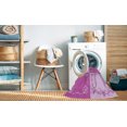 thumbnail image 2 of Ahgly Company Machine Washable Indoor Round Transitional Blossom Pink Area Rugs, 5' Round, 2 of 7