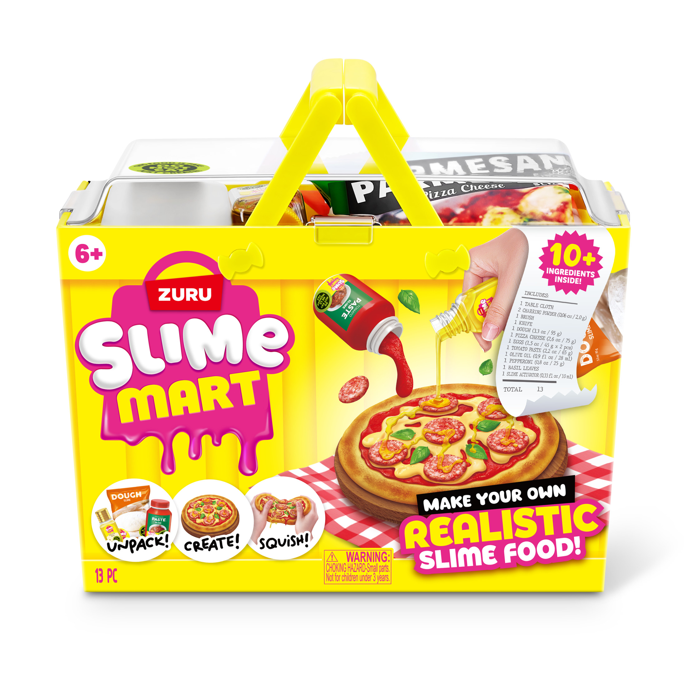 Slime Mart Small Basket Pizza DIY Slime Kit photo 2