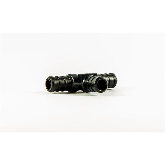 Elkhart Supply Fresh Water Fitting 29820 PEX Coupler; Tee; Plastic; Black; Single