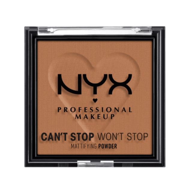 Powder NYX Can't Stop no dejará de matificar el moca