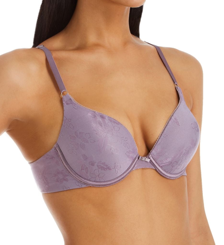 Women's Lily Of France 2131101 Ego Boost Jacquard Push Up Bra (Sweet  Surrender 34B) 