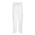thumbnail image 4 of Tdoqot Mens Pants Casual Linen Wide Leg Baggy Chinos Pants Men White Size 2XL, 4 of 6