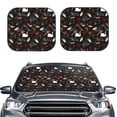 thumbnail image 2 of Fotbe Animal Koi Fish Juego de 2 Piezas de Parasoles para Parabrisas | Bloqueador Solar para Auto | Accesorios Plegables para Protección Solar Interior-Small, 2 of 6