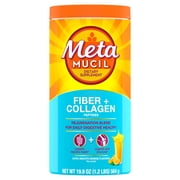 Metamucil GLP-1 Friendly Fiber Supplement with Collagen, Sugar Free Orange, 60 Servings