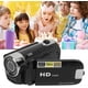 thumbnail image 5 of D90 Digital Point and Shoot Camera, 2.4 Inch 1080P 16MP, Rotating Screen, 16x Zoom, Black, 5 of 5
