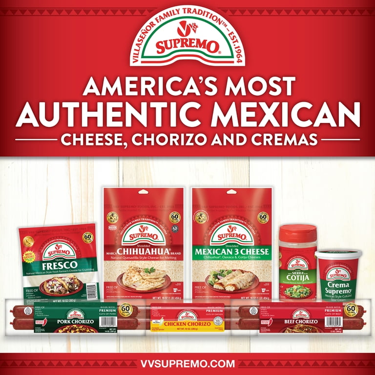 V&V Supremo Crema Supremo Mexican Style Cultured Sour Cream, 15 oz