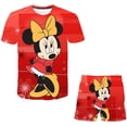 thumbnail image 1 of Conjuntos de ropa de Minnie Mouse para bebés, ropa para niños, chándal de manga corta de verano para niños, trajes deportivos, disfraz para niños, ropa 12M Gao Jinjia LED, 1 of 2