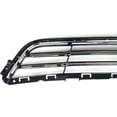 thumbnail image 3 of Lower Bumper Grille - Black and Chrome - Compatible with 2013 - 2016 Ford Fusion 2014 2015, 3 of 4