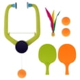 thumbnail image 1 of Tenis de mesa colgante para interiores, portátil, mejora la coordinación mano-ojo, autoentrenamiento 3 bolas Zulema entrenador de tenis, 1 of 8