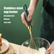 thumbnail image 4 of Huevo de mano batidor pequeño batidor manual pastel DIY agitador mezclador leche frotura casa cocina barra de panadería herramientas de cocción suministros grandes Inevent HA028571-02, 4 of 7