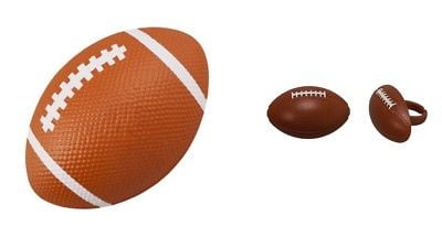 Touch Down Football Cake Topper ~ Football Pop Top Cake Topper or 3-D Football Cupcake Rings ~ Your Choice!