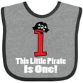 thumbnail image 3 of Inktastic 1st Birthday Pirate Hat Number 1 Boys Baby Bib, 3 of 4