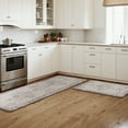 thumbnail image 3 of KUETH Kitchen Rug for Floor, Kitchen Mat Anti Fatigue, Non Slip Washable Kitchen Rug, Set of 2 Kitchen Mat 17"x59"+17"x30", Brown, 3 of 8