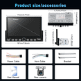 thumbnail image 5 of Podofo 7’’ Single Din Car Stereo Radio with wireless CarPlay/Android Auto,Mirror Link, Backup Camera, 5 of 14
