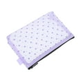 thumbnail image 1 of 1 Pc Mujeres Bolsa de Cosméticos Portátil para Viajes de Vacaciones, Negocios y Gimnasio Nailon Malla Púrpura-L, 1 of 4