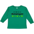 thumbnail image 3 of Inktastic Just Here for the Shenanigans St. Patrick's Day Boys or Girls Long Sleeve Toddler T-Shirt, 3 of 5