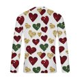 thumbnail image 5 of Maean Men Valentine's Day Tops Long Sleeve Crewneck Shirts Heart Graphic Fashion Tshirts for Mens, 5 of 5