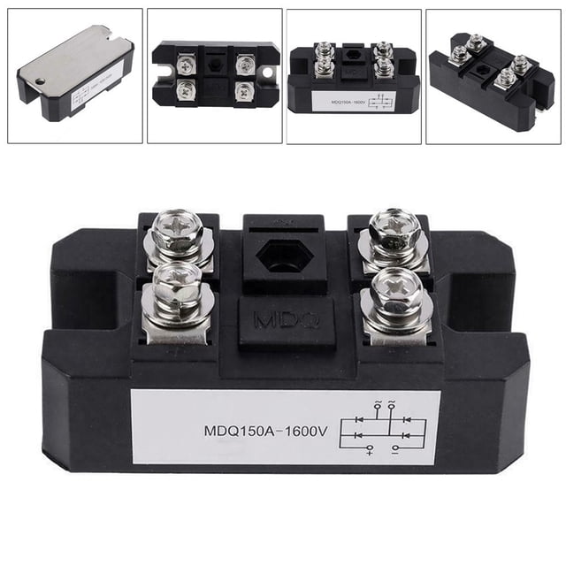 Mdq 100A Amp 1600V Silicon Single Phase Diode Metal Enclosed Bridge Rectifier
