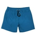 thumbnail image 3 of Men Plus Size Shorts Casual Retro Solid Color Quick-Dry Beach Swimming Shorts with Pockets Anti-Chafe Mens Summer Clothes, 3 of 4