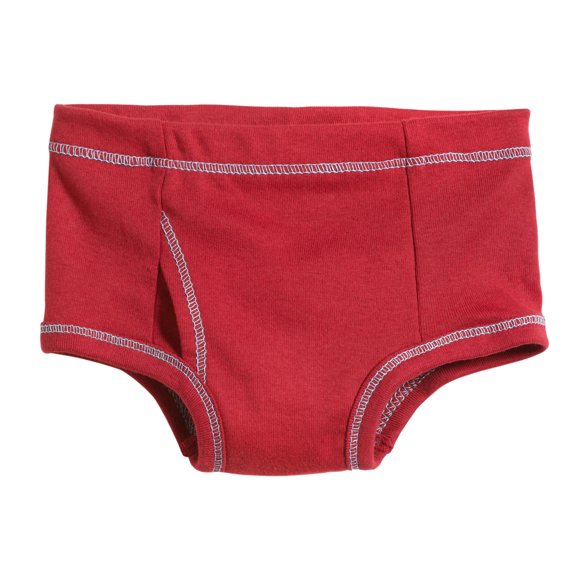 Made in USA Boys Soft-Cotton Briefs Underwear | Red