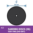 thumbnail image 3 of Accesorio Disco De Lija Grano 240 36 Pzs 2615000413 Dremel 2615000413, 3 of 3