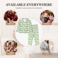 thumbnail image 7 of Salouo Duck Pattern Women's Pajamas Set Long Sleeve Button Down Sleepwear Soft Pj Lounge Sets for women 2 Piece Pjs Set with Long Pants-Medium, 7 of 7