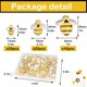 thumbnail image 2 of HADDIY Tiny Craft Bees 50 piezas pequeñas de resina de plástico, decoración de abejorros para adornos y decoración de mesa de fiesta de cumpleaños con temática de abejas, 2 of 5