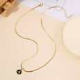 thumbnail image 3 of Collier Pendentif Alphabet en Acier Inoxydable Léger Réglable Collier en Alliage pour Femmes avec Longueur Allongée, 3 of 5