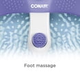 thumbnail image 5 of Conair Baño de spa para pies con pedicura calmante con masaje de vibración calmante, masajeador de pies relajante de lavabo profundo con chorros, azul/blanco, 5 of 5