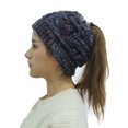 thumbnail image 3 of Raindrops Knitting Hat in Navy Blue for Lady with Warm Function and Simple Design 20x8.3in Size 1Pcs, 3 of 8