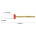 thumbnail image 6 of Pana 3/32" White Ceramic Flame Shape Safety Nail Drill Bit - Fine Grit, 6 of 6