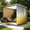 Yellow-Free Size/YE, variant on Waterproof Outdoor Curtain Single Panel Thickened Privacy Weather Protection with Metal Rings for Patio Porch Pergola 78x47in