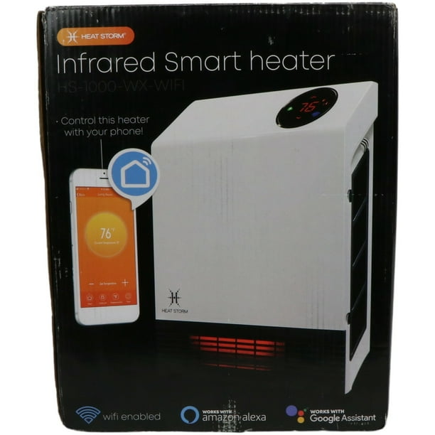 Heat Storm Hs1000WxWifi Wifi Infrared Wall Heater Electric Space