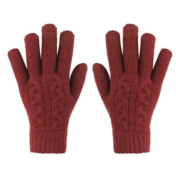 Clearance Women's Winter Touchscreen Running Gloves Warm Fleece Sport Glove Winter Soft Warm Gloves Snow Windproof Mittens