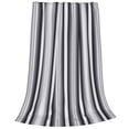 thumbnail image 2 of Lsque Black White Gray Mexican Blanket Serape Stripes Pattern Fuzzy Fleece Throw Blanket Extra Large,Super Soft,Fluffy and Warm Blankets for Couch,Bed,All Season Use-40"x30", 2 of 7