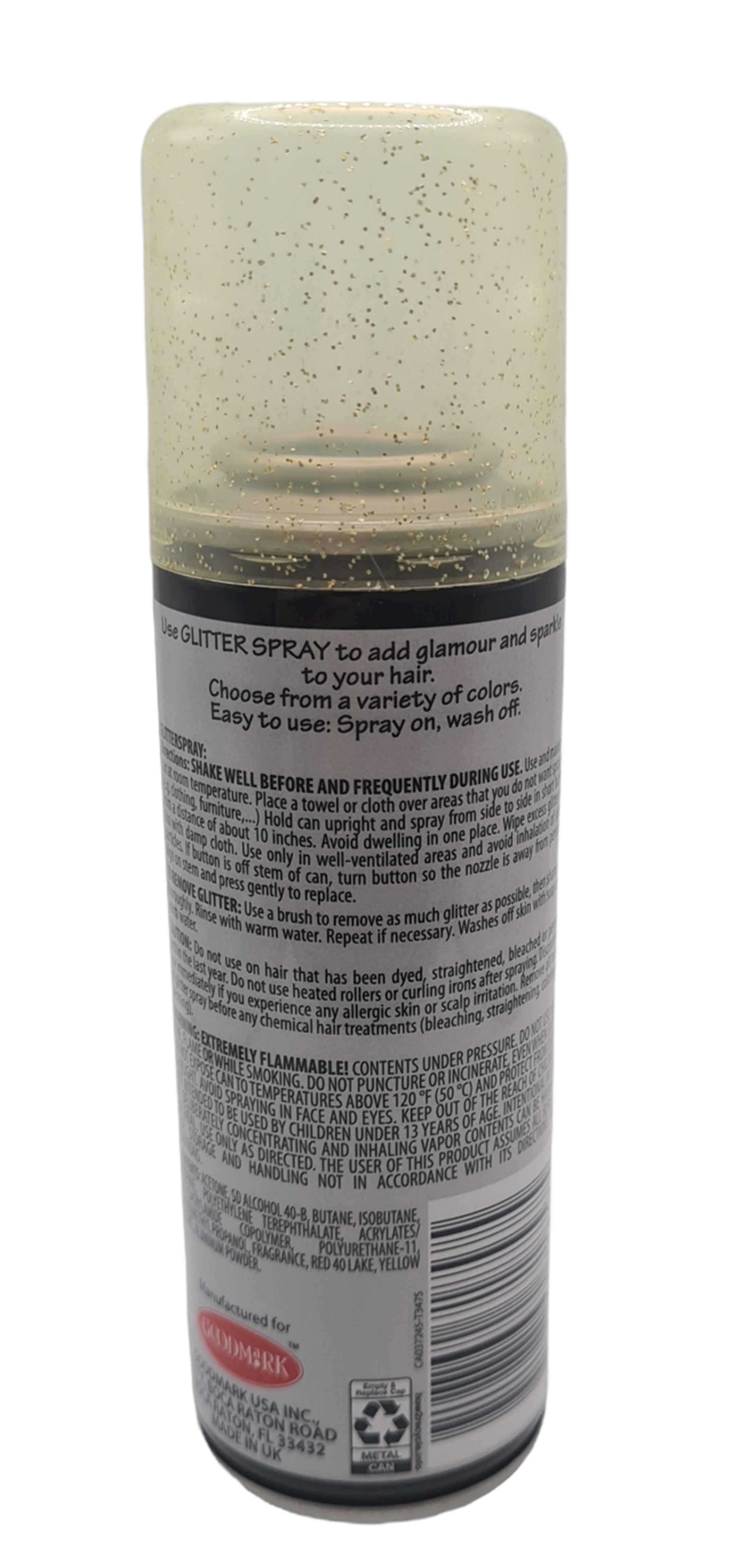 Goodmark Halloween Glitter Spray, Gold,Unisex, Net Wt. 3oz (85g)