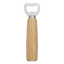 Magnetic Beer Bottle Opener for Fridge with Solid Wood Handle, Easily Stay on the Fridge and RV for Convenient Storage - Cool Kitchen Gadget, Gift for Fathers Husbands Bartender
