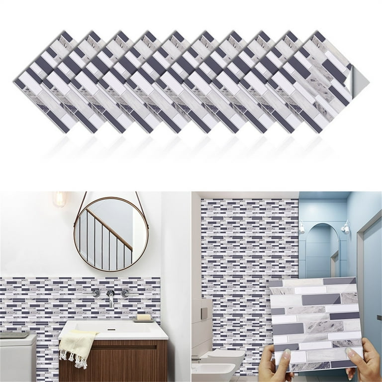 Wall Mirror Sticker Mirror Film Self-Adhesive Adhesive Film Bathroom  Decoration 