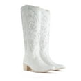 thumbnail image 6 of IUV Western Cowgirl Boots for Women Knee High Pointy Toe, 6 of 8