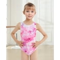 thumbnail image 3 of Gymnastics Leotards for Girls, Sleeveless Sparkly Dance Biketards with Shorts Ballet Tumbling Outfit for 3-12 Years, 3 of 9