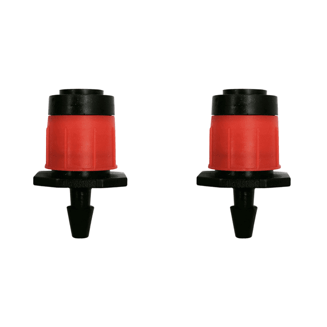 Gotero de riego ajustable Wdftyju boquilla giratoria para jardín 20 unidades color rojo