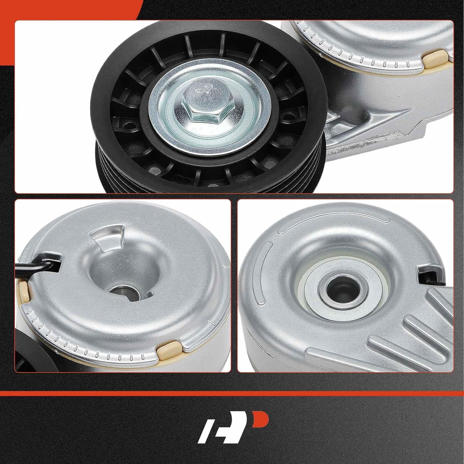 A-Premium Belt Tensioner Assembly Compatible with Ford Ranger Explorer 1993-2000 Aerostar 1996-1997 Mercury Mountaineer 1998-1999 V6 4.0L