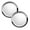 A-2PCS, variant on 2PCS Stainless Steel Cat Food Bowls, 5.5" Shallow Flat Wide Cat Plates with Removable Non- Silicone Base, Relief Whisker Fatigue Pet Dishes for Wet Food and Water Feeding