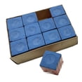 thumbnail image 4 of 12Pcs Pool Chalk Blue Pool Chalk Cubes Billiard Chalk Cue Pool Stick Chalk Pool Table Accessories Pool Cue Chalk Box, 4 of 9