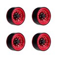 thumbnail image 1 of Yeacher 4PCS 1.9in Metal Beadlock Wheel Rim Hub for 1/10 RC Crawler Car Compatible with, 1 of 7