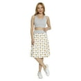 thumbnail image 2 of Women's Oktoberfest Foamy Beer Bavarian A-line Printed Skirt Casual Wear, 2XL, Army Green Orange White, by Ambesonne, 2 of 6