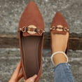 thumbnail image 6 of Sngxgn Women's Flat Shoes Comfortable Dress Shoes(Brown,39), 6 of 8
