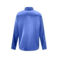 thumbnail image 4 of Cenuakty Men Sequin Shirt, Long Sleeve Turn-down Collar Button-down Shirt Fall Tops Clubwear, 4 of 5
