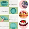 thumbnail image 6 of 1pc 7.8in Reusable Round Cake Molds, Make Delicious Cakes With This Versatile Nonstick Silicone Cake Mold - Perfect For Weddings, Birthdays, And More!, 6 of 7